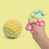 Karışık Renkli Üzüm Fileli Sıkılabilir Top Renk Değiştiren Top Stres Giderici Duyusal Oyuncak Yumuşak El Egzersizi Anksiyete Giderici Zıplayan Top