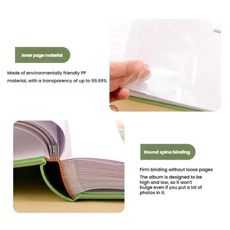 Romantic Photo Album with Multi-Direction Pockets - Heartfelt Valentine's Gift for Mom to Cherish Precious Memories