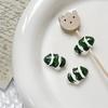 1Pc Stripe Painted Cute Small Fish Beads Charms Ceramic Spacer Loose Beads For Jewelry Making Diy Bracelet Accessories