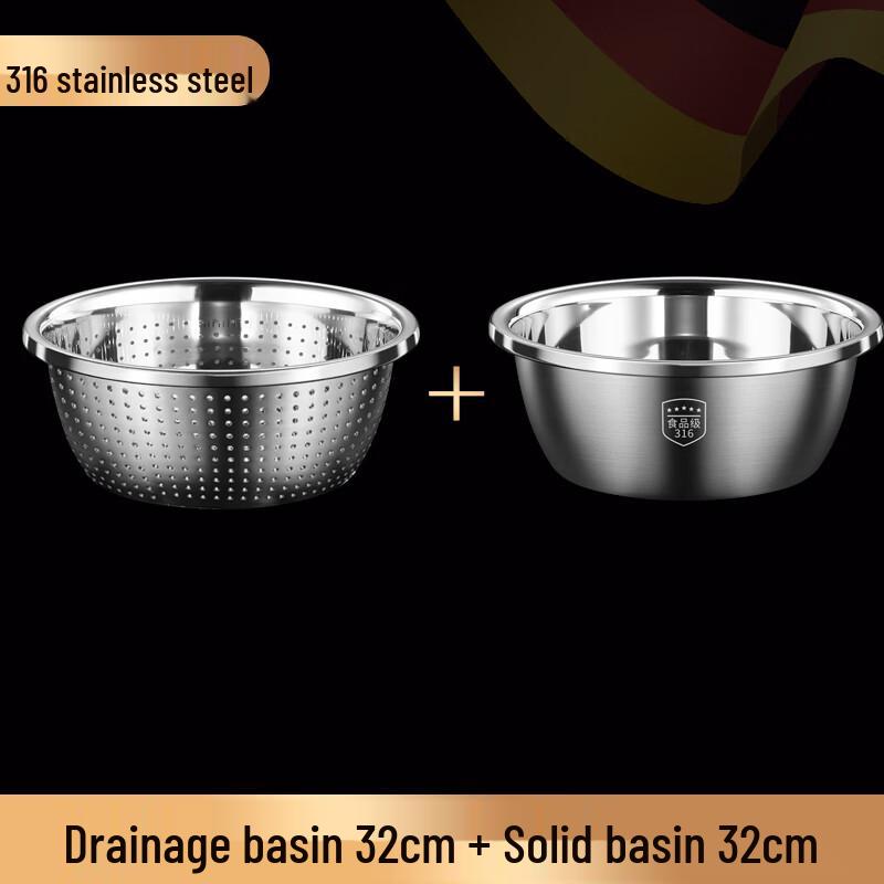 Stainless Steel Multipurpose Basin Set