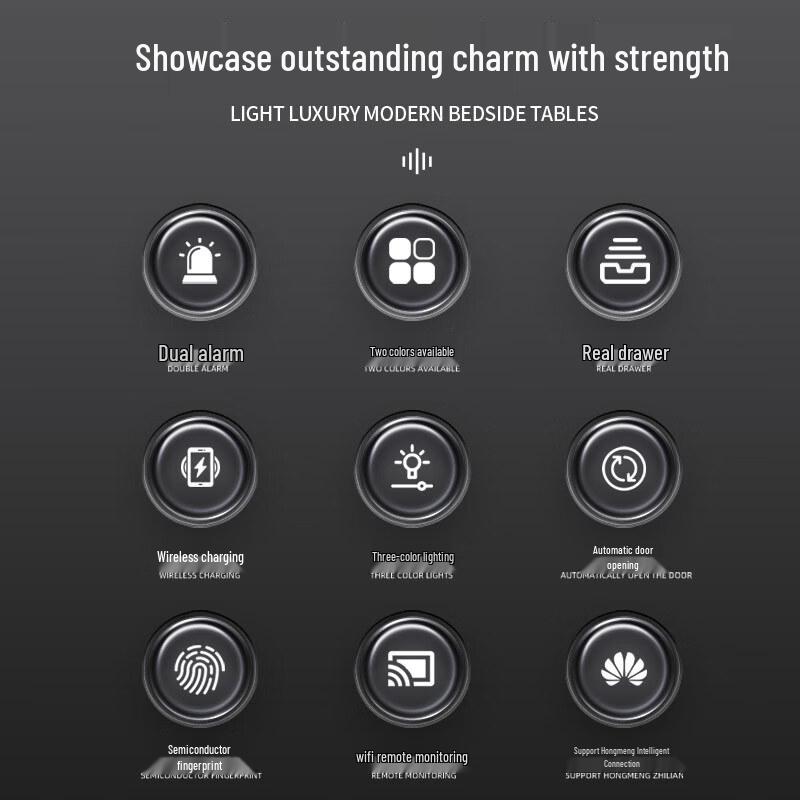 Tiger Home Fingerprint Password Drawer Safe