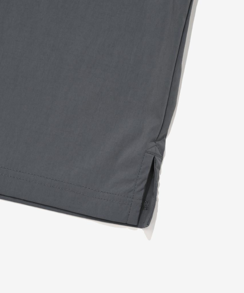 COVERNAT Small C Logo Nylon T-Shirt Charcoal