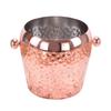 Wide Mouth Wine Bucket Beverage Tub Hammer Pattern Stainsless Steels Ice Buckets Drinkware for Parities, Gathering