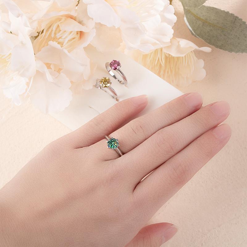 Bague Ringen 5ct 11mm Big Real Moissanite Ring For Women S925 Sterling Silver Fine Jewelry Wedding Engagement Anniversary Gift