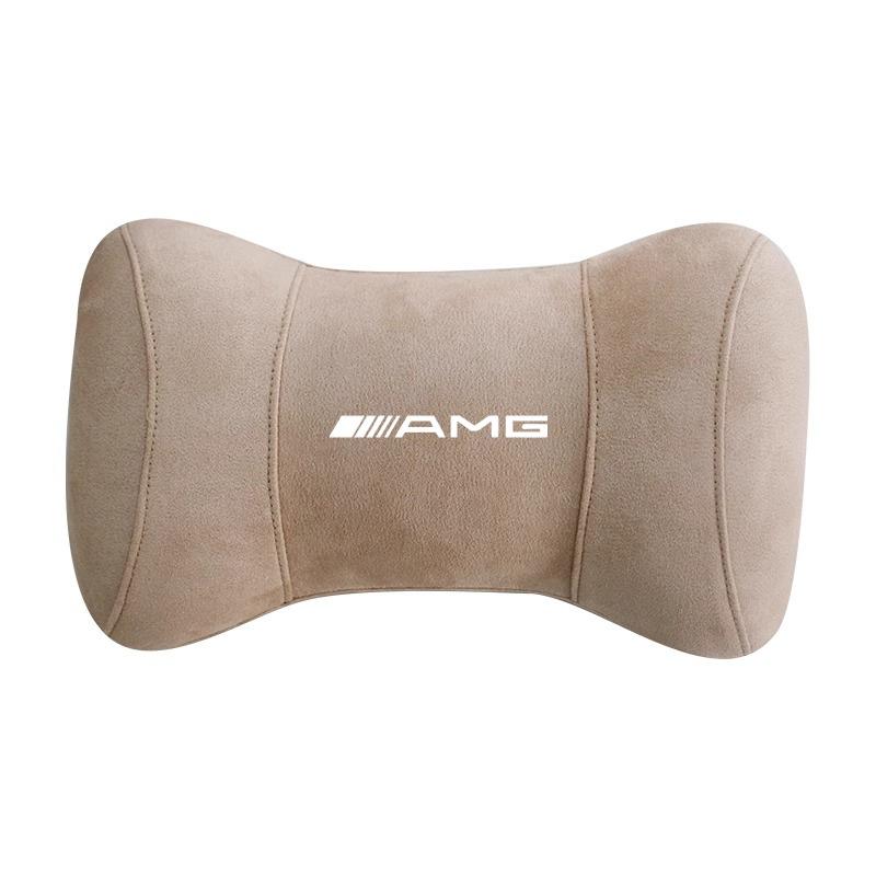 GLC GLB Auto Wildleder Kopfstütze Nackenstütze Auto Sitzzubehör Für Mercedes Benz AMG W206 W204 W205 W212 W213 W221 W222 W223 W25