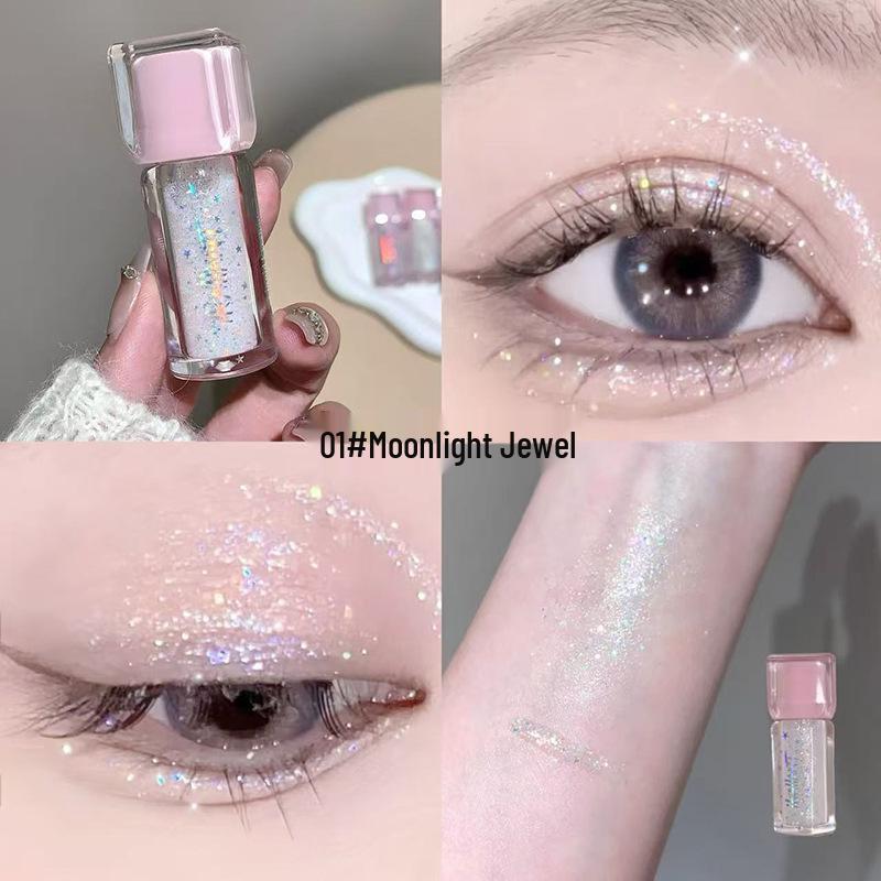 

Brilliant Galaxy Liquid Eyeshadow: Shimmering Fine Glitter, Explosive Flash, Highlighting, and Brightening Under-eye Makeup