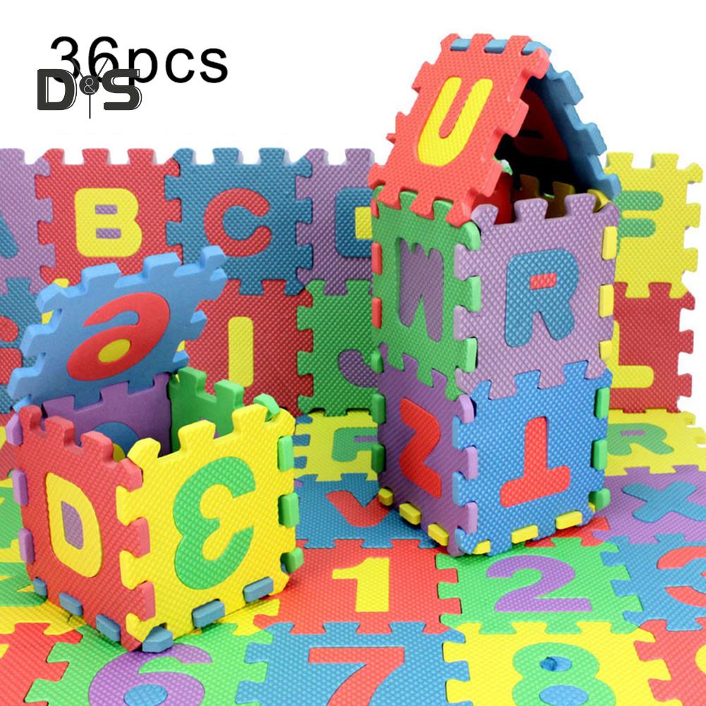 Alphabet Numbers Puzzles Crawling Foam Floor Mat Education Toy