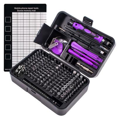 New 170 In 1 CRV Screwdriver Set of Screw Driver Bit Set Multi-function Precision Mobile Phone Repair Device Hand Tools Torx Hex