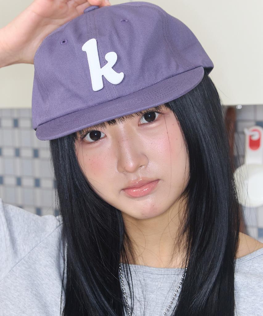 Kiibi K-Logo Applique Cap Purple