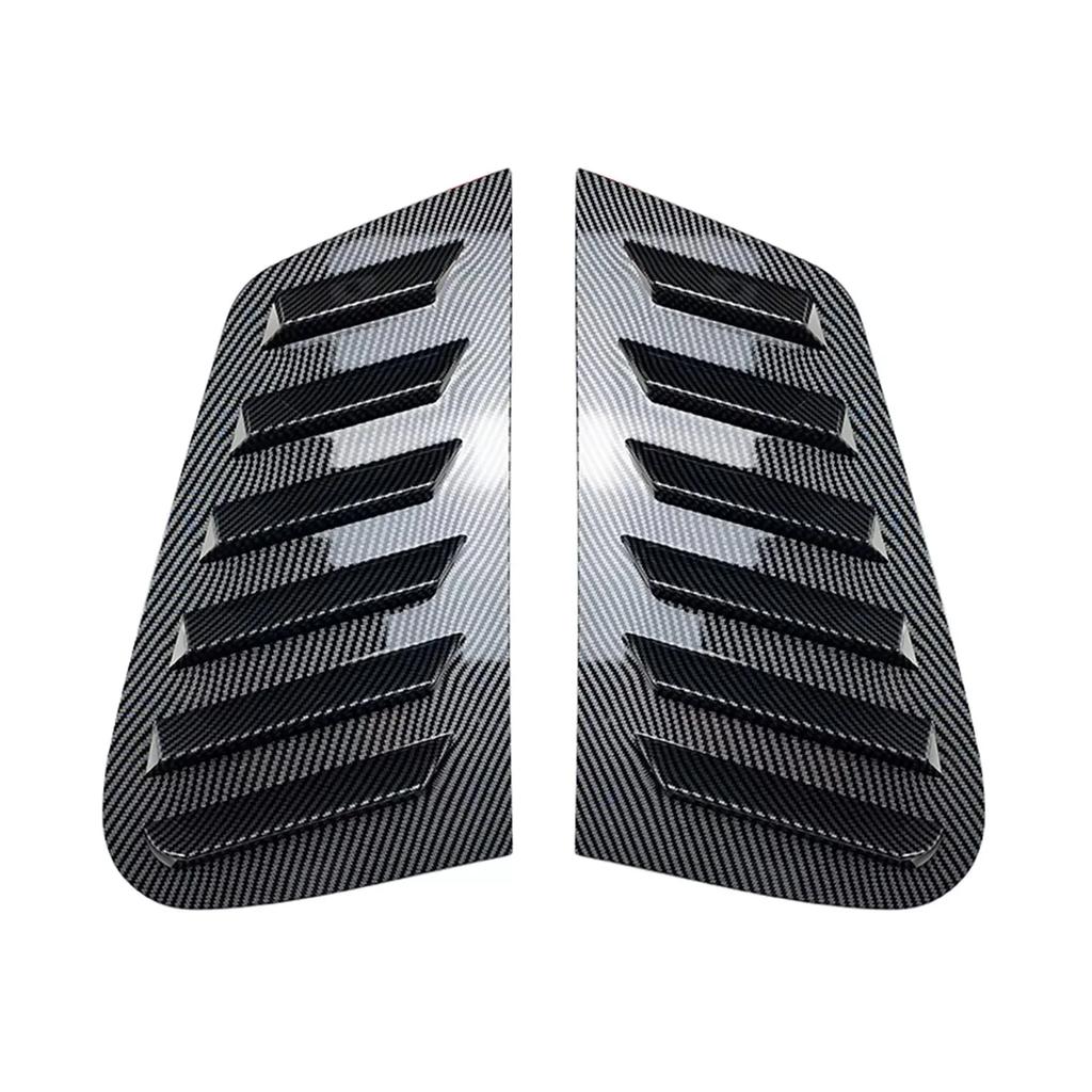 For Volkswagen GOLF 4 MK4 1997-2006 ABS Plastic Rear Window Quarter Louver Scoop Cover Side Vent Trim Car Adhesive Accessories