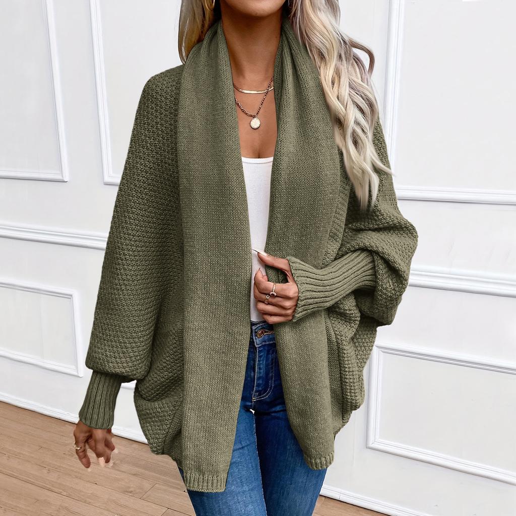 Womens Oversized Cardigan Sweaters Open Front Knit Casual Long  Sleeve Fall Sweater Coats