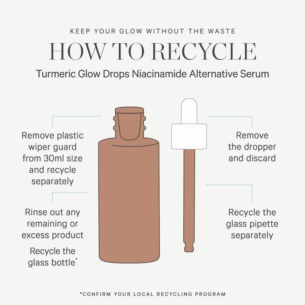 Kora Organics Turmeric Glow Drops Niacinamide Serum 1.01 Oz 30 Ml