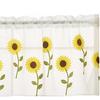 Half-Window Curtains Short Curtains Sheer Fabric Lace Floral Pattern White Kitchen Home Decoration High Light Transmittance
