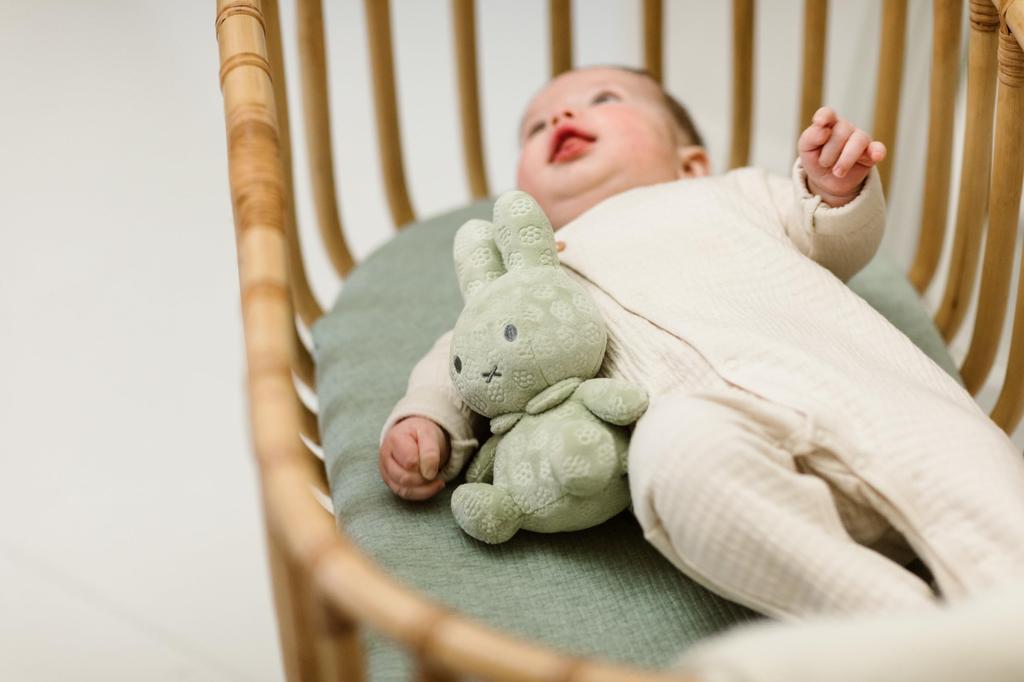 Little Dutch Miffy Flower Plush Toy, 20cm, Matcha Green, Miffy's First Toy, from Birth, TYLITNIJN886