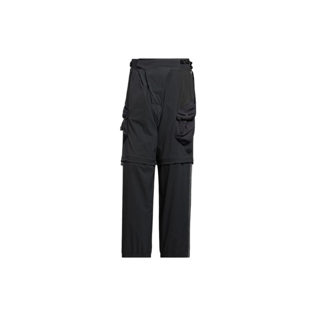 Adidas Originals, Hamcus Adidas Originals X Hamcus Co-Branded Series Surveyor Multi-Functional Pants Unisex Bottoms Carbon-Black HY4198