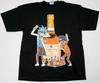 Drinking T-shirt Alcohol Liquor Bottles Urban Streetwear Tee Men's 2XL Black New