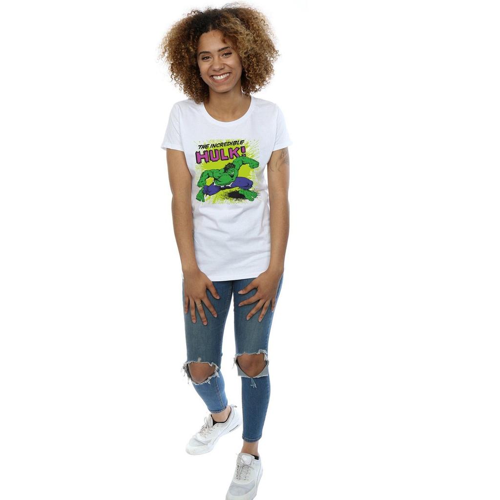 Marvel Womens/Ladies Incredible Hulk Cotton T-Shirt