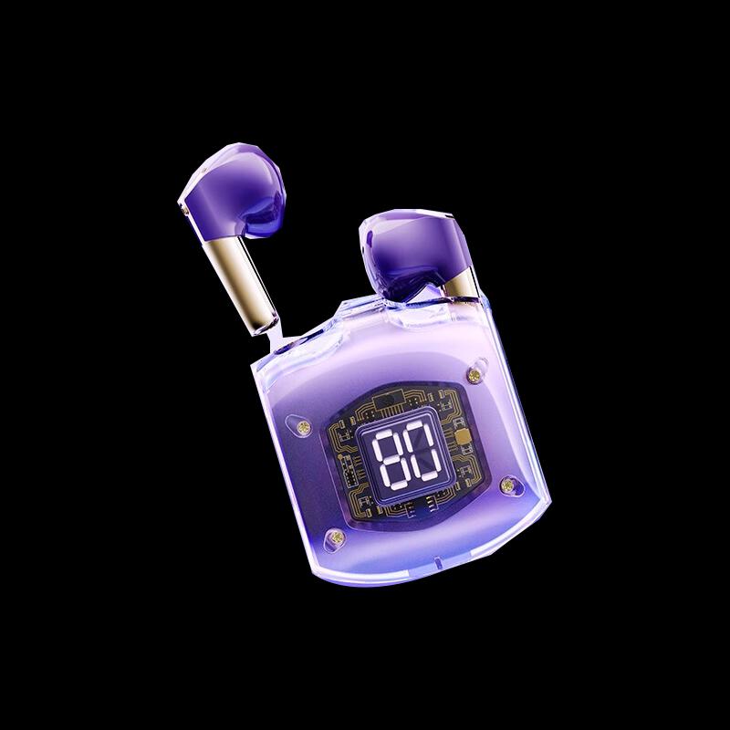 

ROCK Bubble Transparent TWS Bluetooth 5.3 Semi-in-ear Earbuds