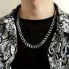 Hip-hop Cold Wind Male Simple Personality Versatile Chain Necklace, Trendy Pendant Geometric