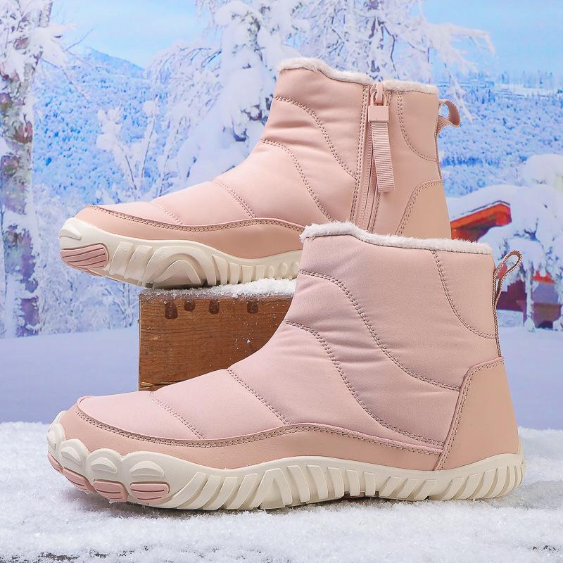 Autumn and Winter Super Large Size Waterproof Snow Boots Men's and Women's Boots Piled Thickened Cotton Shoes Couple's Cold-proof Cotton Boots