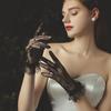 Breathable Bridal Gloves Thin Mesh Lace Gloves Holy Wedding Mittens  Party