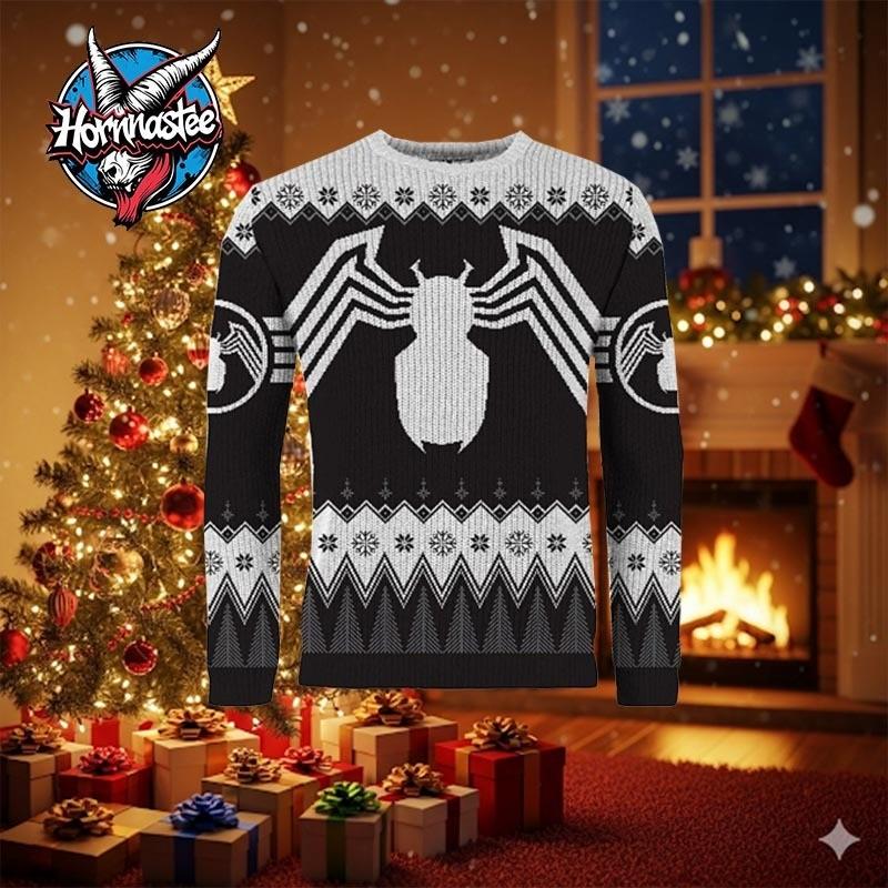 Venom Season Of The Symbiote Marvel Ugly Sweater All Sizes Unisex T-Shirt S