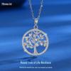 Women's Exquisite Tree of Life Necklace: S925 Sterling Silver, Stylish Design