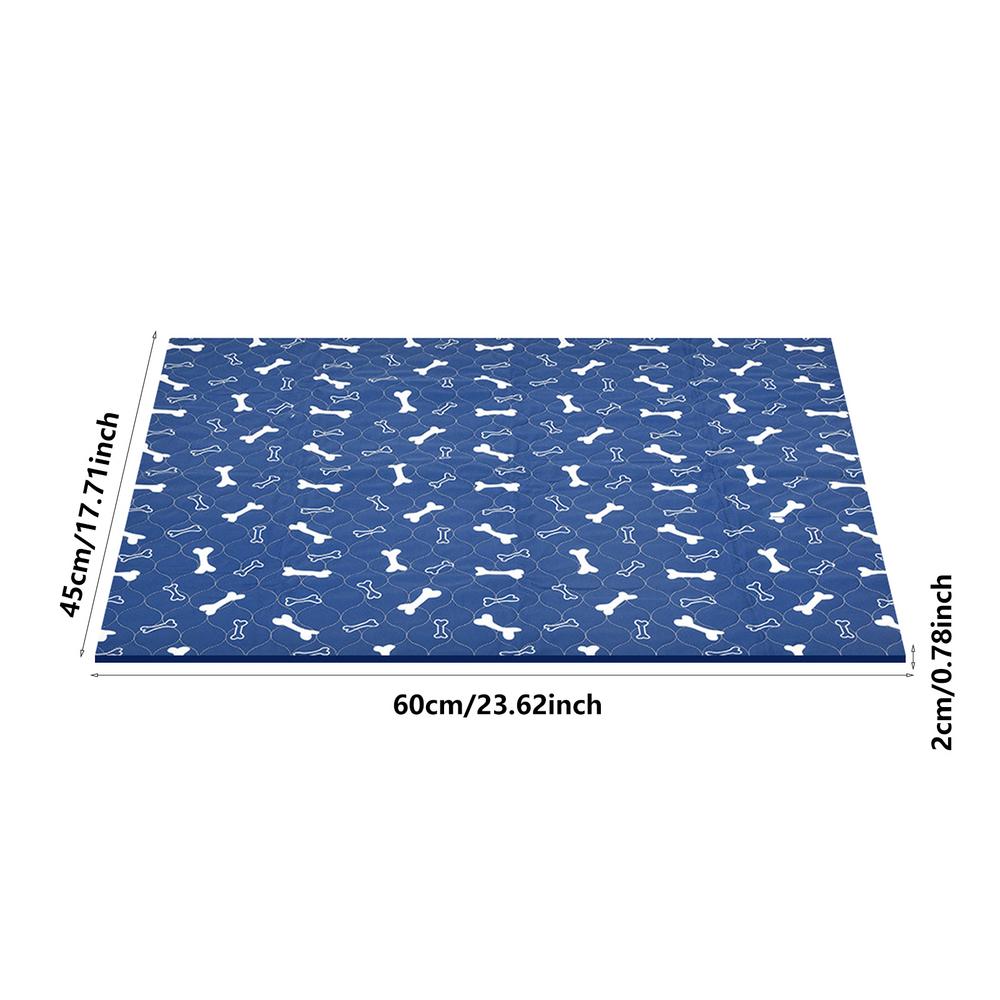 

Многоразовые моющиеся водонепроницаемые пеленки для собак, коврик на пол для щенков, пеленки для родов, многоразовый коврик для щенков для кошек, собак, домашних животных, пола клетки, автомобиля S синий