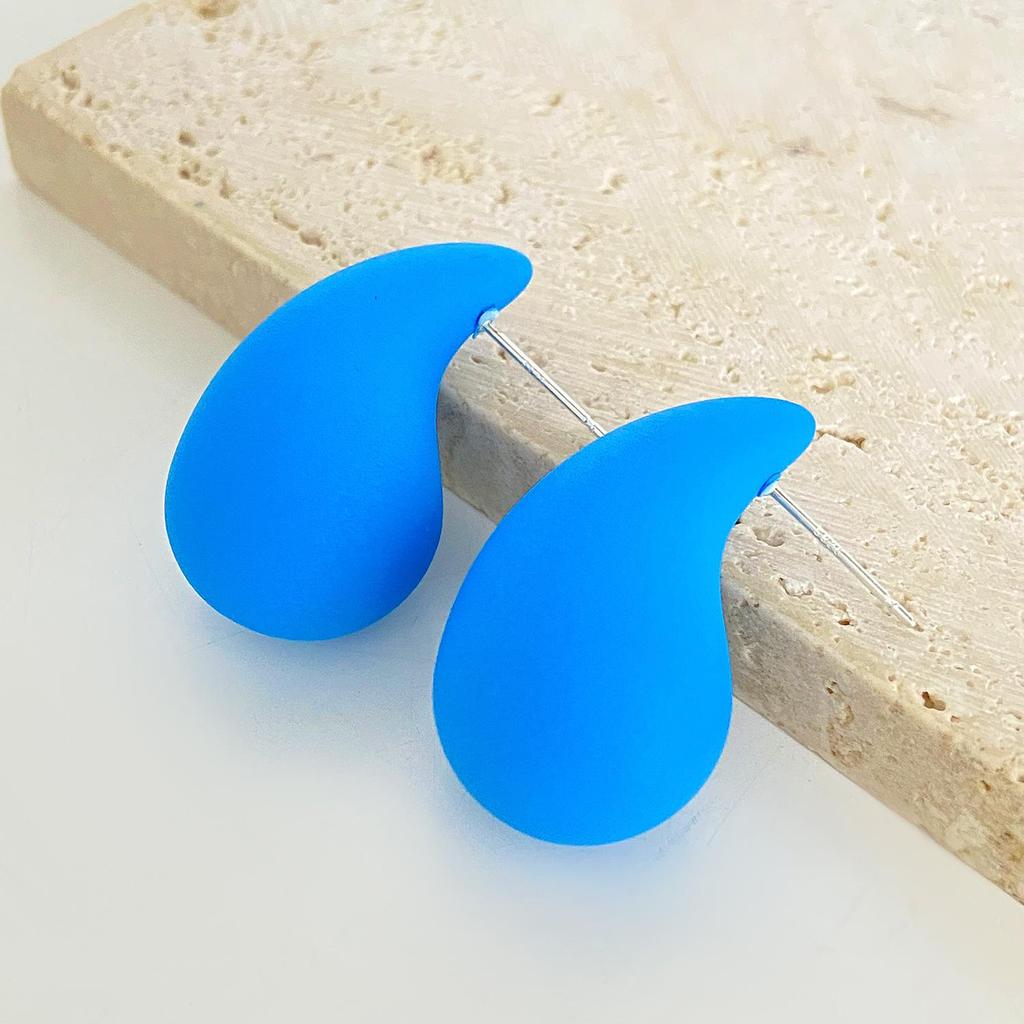 Plump Water Drop Acrylic Dangle Earrings - Simple & Fashionable Jewelry for Women