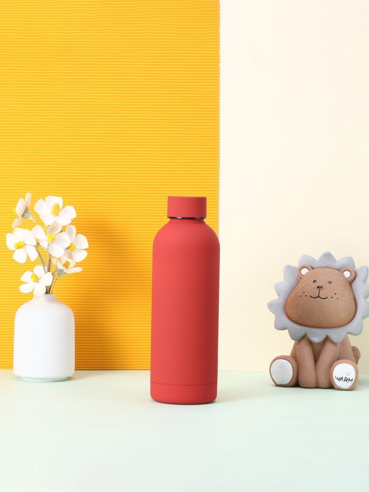 

350/500/750 мл Двойные стенки из нержавеющей стали Герметичная термос вакуумная термос изолированная бутылка для воды Спортивный кофе Прямой корпус 750ml красный