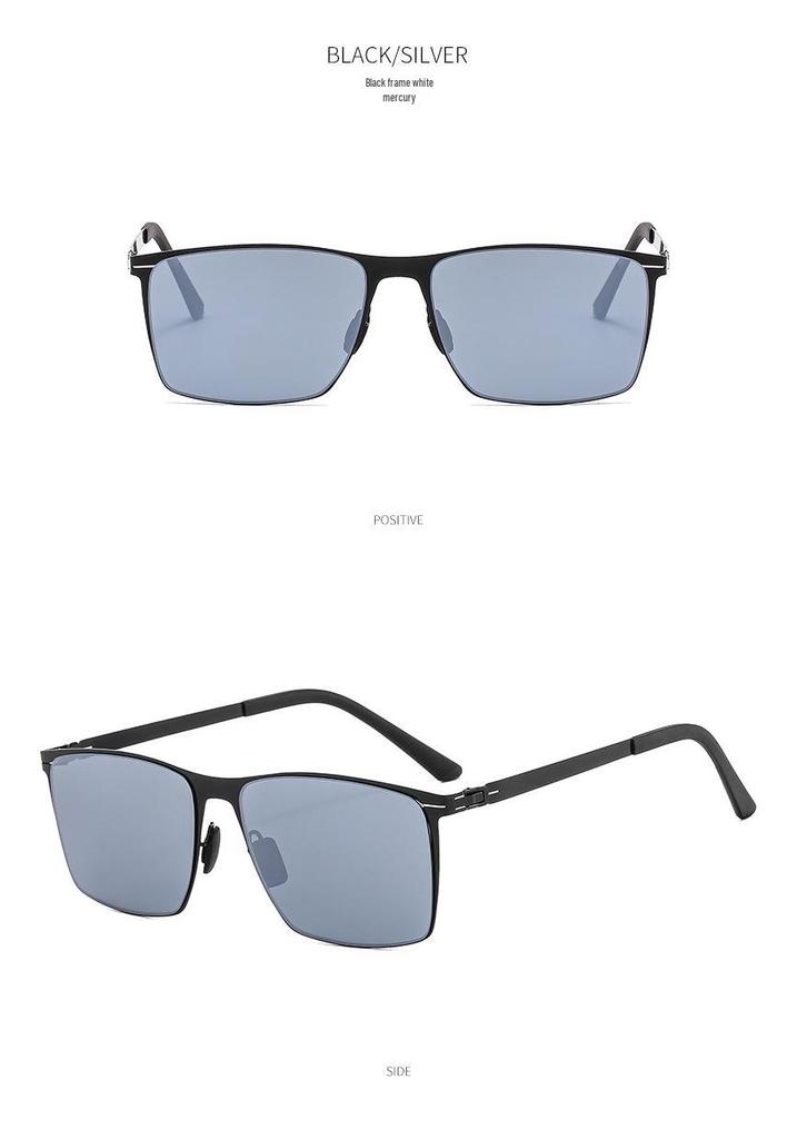 2023 Homerus Screwless Weldless Nylon Polarized Square Frame Sunglasses 7310