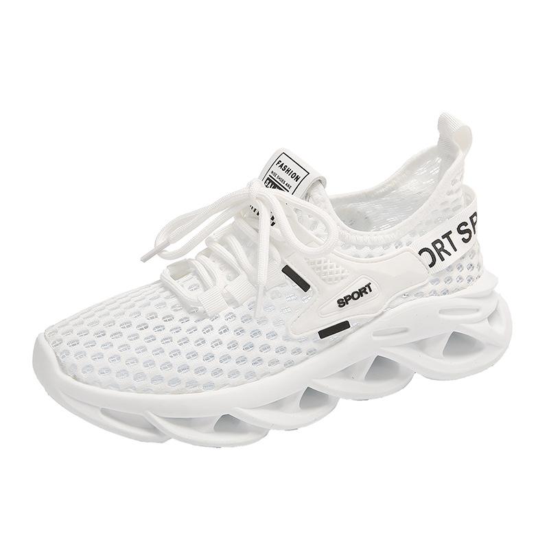 

Summer mesh shoes breathable thin large mesh hollow mesh shoes light running casual coconut sports shoes women s shoes 40 білий