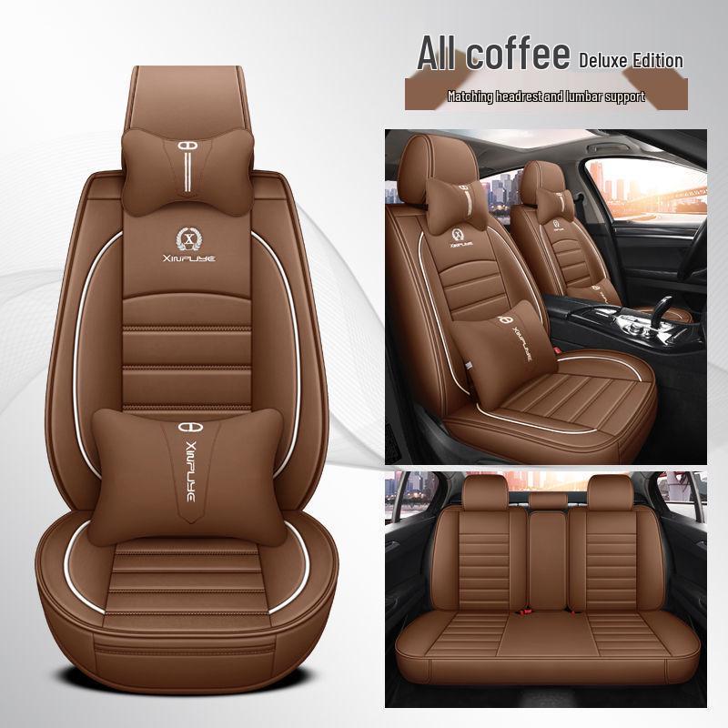 Nissan Car Seat Cover Set: Fits Sylphy, Kicks, Bluebird, Teana, Qashqai, X-Trail, Tiida – All-Season Cushions.