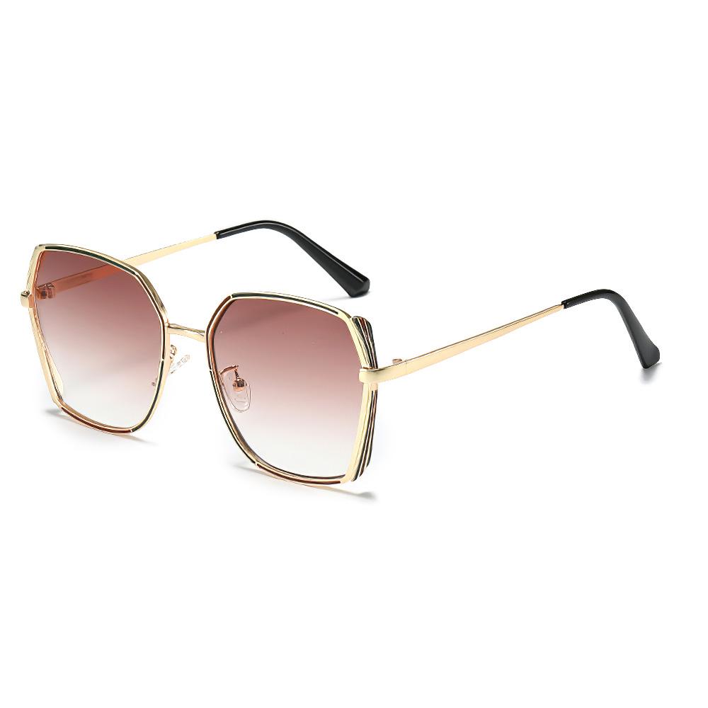 

Sunglasses for Women Trendy Styley and Minimalist Frame with Gradient Lenses Sunglasses with Metal Eyeglass Legs Streamlined Frame