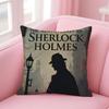 Tv Suspenseful SSherlock HHolmes Cushion Cover Pillow Case Soft Skin Friendly Fabric Comfort  Concealed Zipper