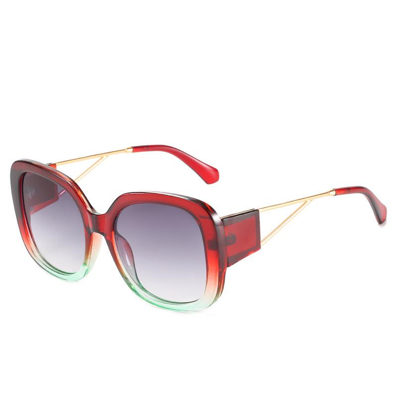 JYL Sunglasses Oversized Square Uv Protection Decorative Street Shot 1925 A-18231