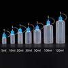 1pc 20-120ml Refillable Dropper Bottles, PE Plastic with Precision Needle Tip, Squeezable Applicator for Oils & Chemicals
