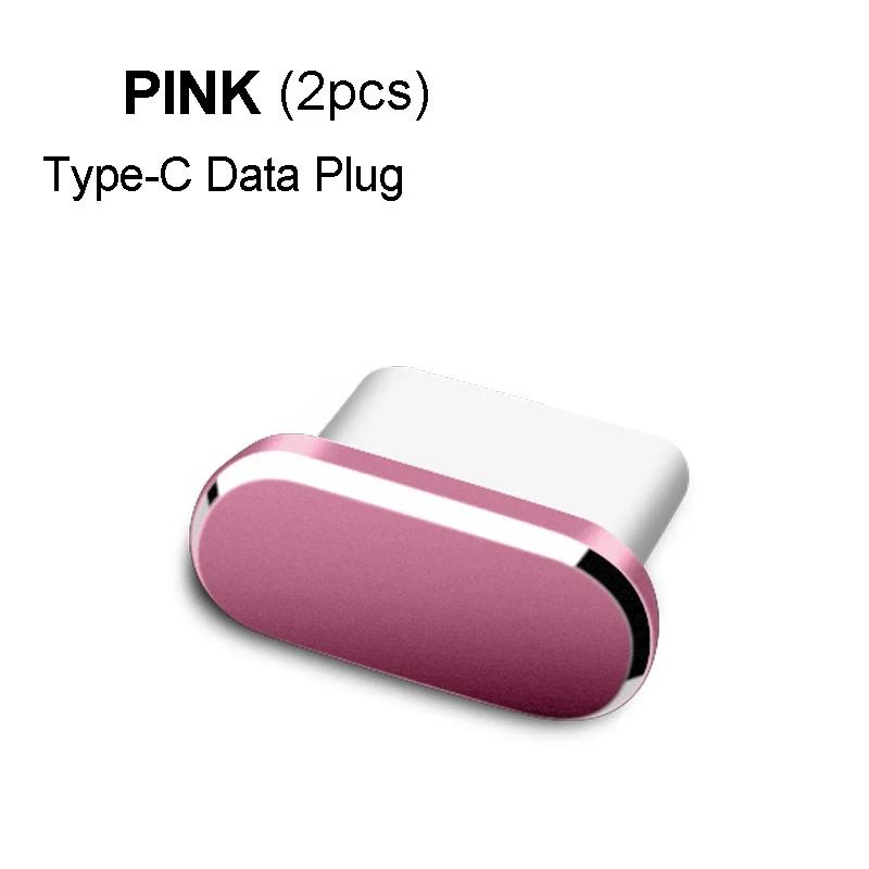 1/5PCS Type C Metal Dust Plug For Samsung Xiaomi Huawei Universal Type-C Charging Port Protector Stopper Anti-Dust Dustproof