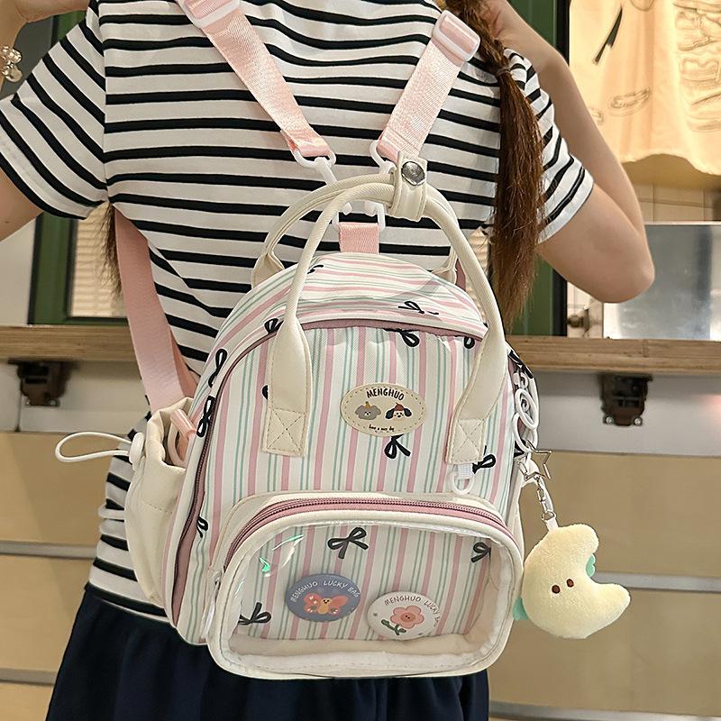 2025 new high-value Japanese pain bag ins wind backpack women's small backpack travel multi-functional shoulder bag women