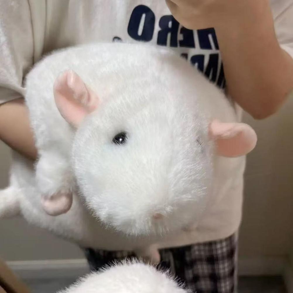 

Cute Plush Toy Cartoon Mouse Doll Soft Oversized Flower Branch Rat Animal Sofa Throw Pillow Cushion Birthday Gift Decor