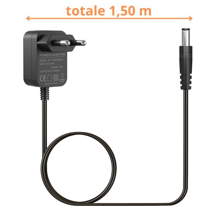 Caricabatterie da Rete 26V Compatibile con aspirapolvere Hoover Freedom FD22 H-FREE 100 200 500 700 800 Phonillico®