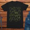 90's Cartoon Character Heads Mens T-Shirt Funny Doug Tee Shirt Top