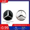 GLC GLB 4 Stück 60mm Schwarz Silber Auto Radkappe Emblem Logo Abdeckung Für Mercedes Benz W176 W177 W204 W205 W212 W213 W206 X156 X253 W1