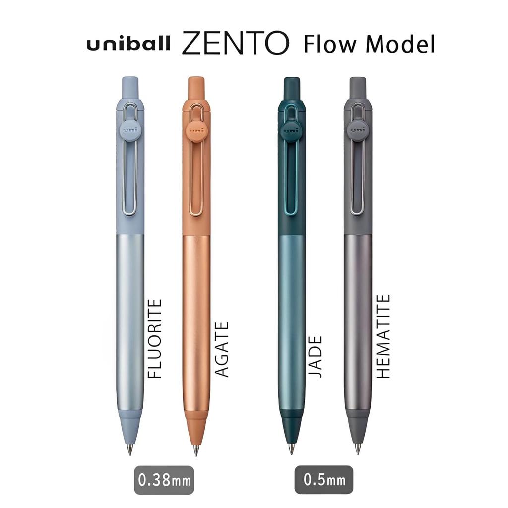 Uniball ZENTO Flow Model Kuličkové pero 0,5 mm Jade UBNZF05     Hladké psaní a přesnost Japonsko