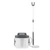 IRIS OHYAMA Sprayer Electric Battery Operated Dark Gray Home Use [Transparent Tank Allows You To See the Remaining Amount] Tank Capacity 4L Twin Nozzl
