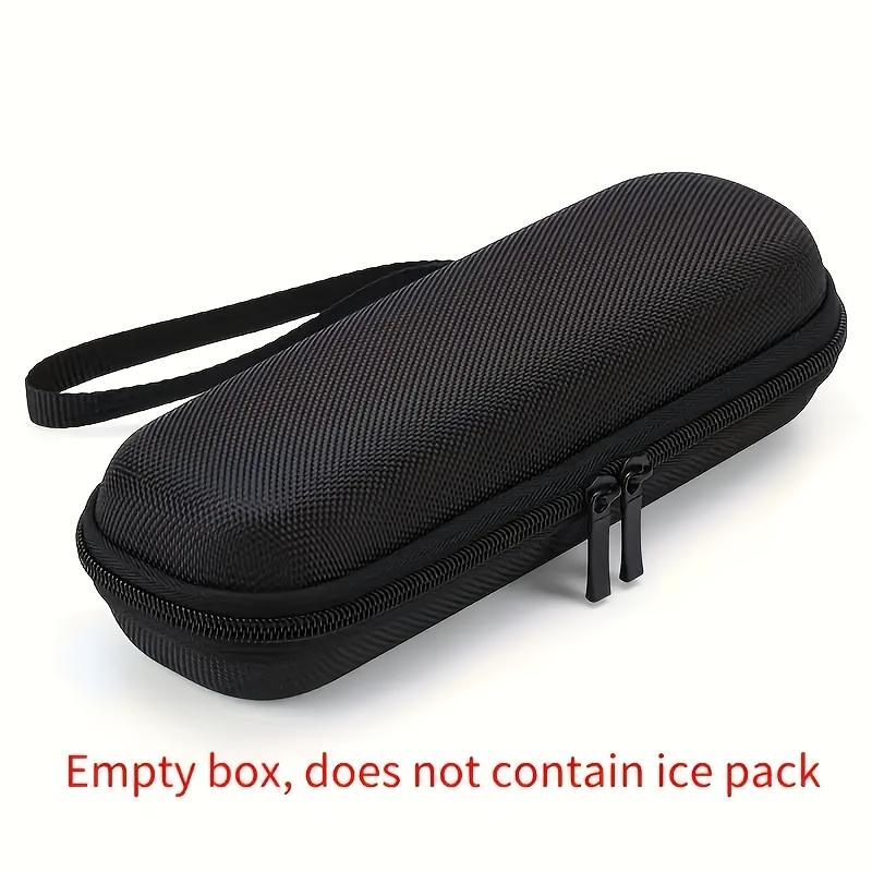 Portable Insulin Cooler Bag, EVA Material, Lightweight & Durable, Outdoor Camping & Travel Insulin Storage Case with Mesh Pocket