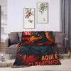 Warm Soft BlanketChildren Travel Flamengos Bedding Throws  Flannel Bedspread For Couch Bed Funny Sofa Bed Cover