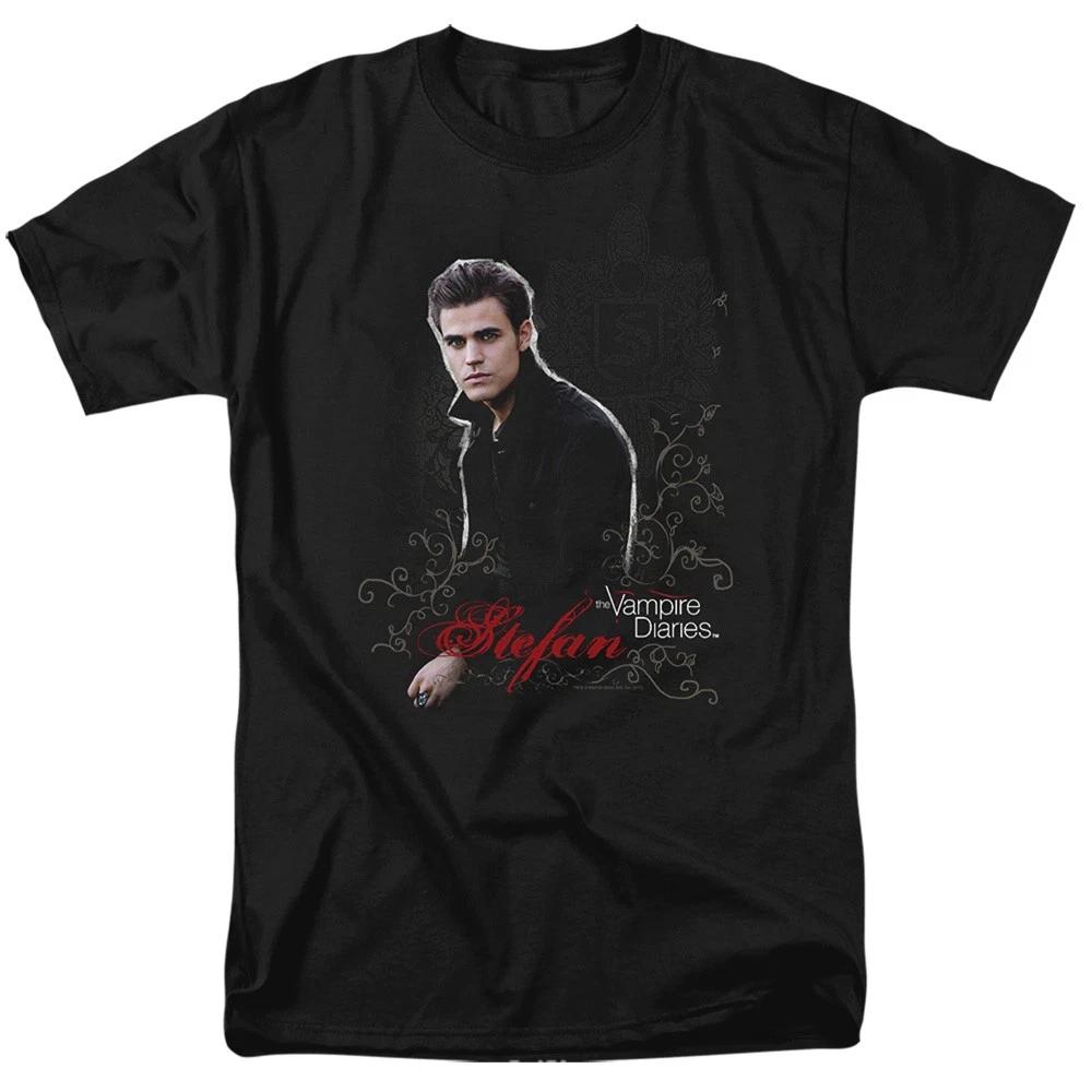 The Vampire Diaries - Stefan - Unisex Short Sleeve Children s T-shirt - Black 100