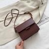 Casual Versatile Fashion Small Square Bag Vintage One Shoulder Crossbody Bag