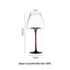 OLOEY Red Stem Wine Glasses